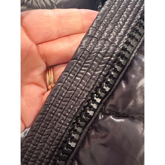 Moncler Marus Hooded Long Chevron Quilted Puffer Jacket Size 5(XXL) - Picture 12 of 15